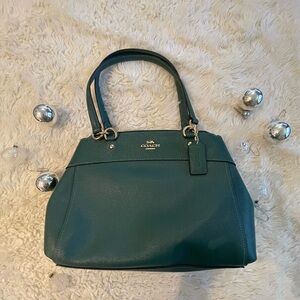 Never used Gorgeous green Coach bag